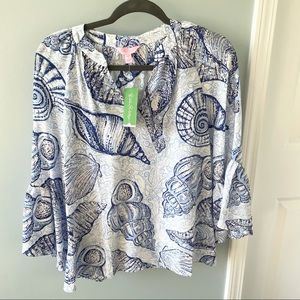 NWT Lilly Pulitzer Matilda Silk Top